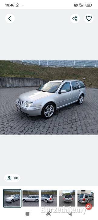 VW bora 18t kombi 150 ksenon alufelgi bez wkladu hak Bora sprzedam