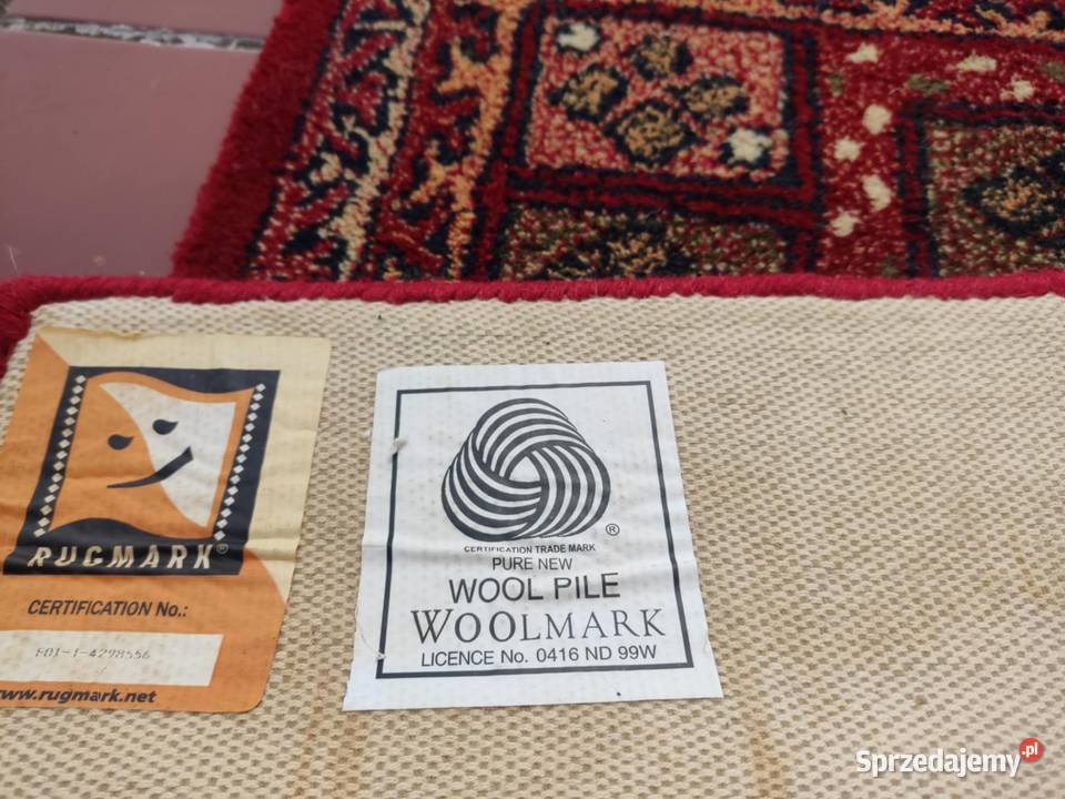 dywan dywanik chodnik wełniany stary