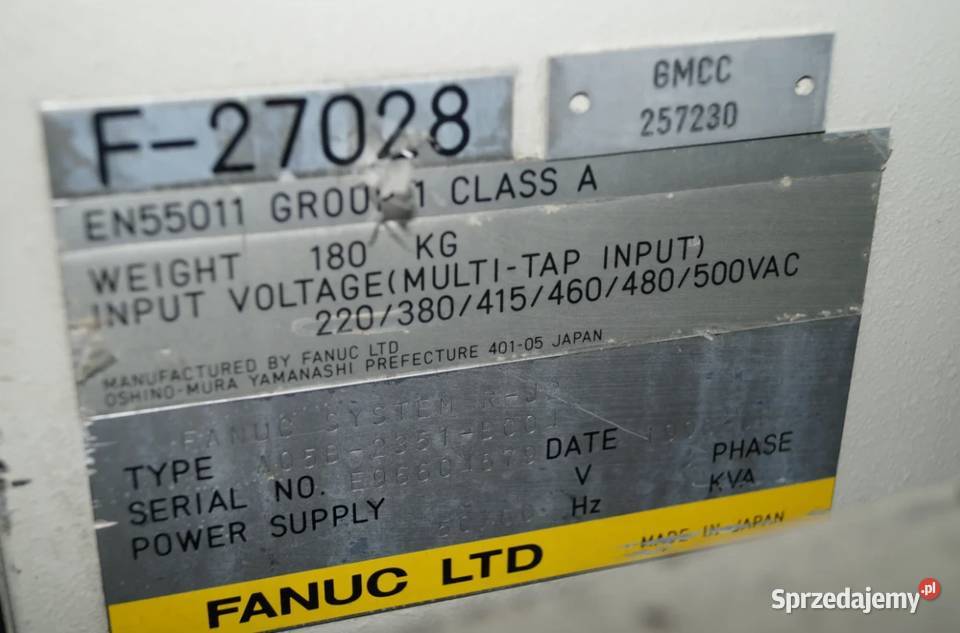 Robot FANUC S420iL śląskie Częstochowa