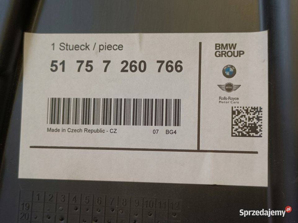 BMW F22 F23 F87 MOSP OSŁONA NADKOLA PRAWY TYŁ osobowe wielkopolskie Pleszew