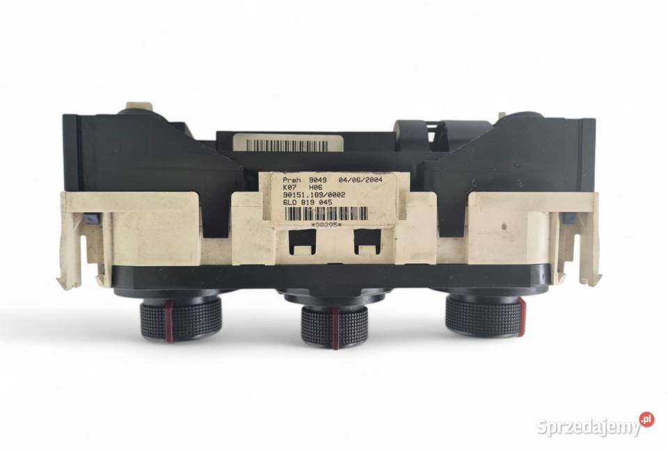 PANEL STEROWANIA NAWIEWU SEAT IBIZA III CORDOBA Panele sterowania, przełączniki Działoszyce