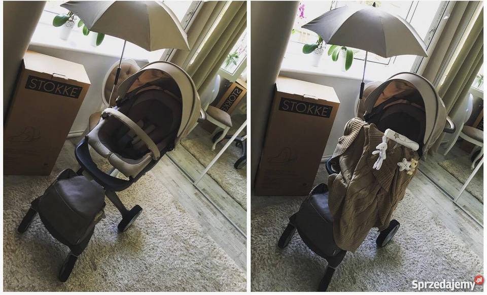 Wózek STOKKE EXPLORY STAN IDEALNY beige 3w1 Rzeszów
