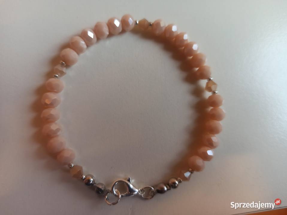 Ręcznie wykonana bransoletka podkarpackie Czarna