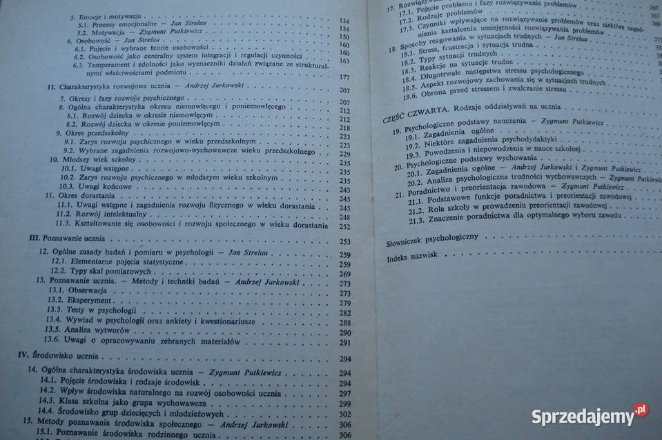 Książka Podstawy psychologii nauczycieli PWN łódzkie Łódź