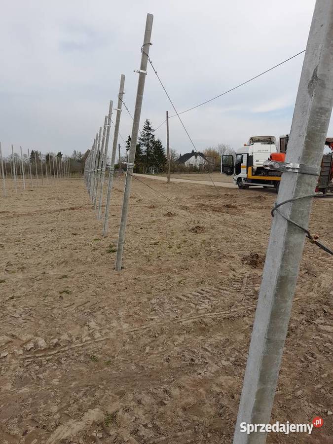 Nawodnienie drenarska wykopy lińowe łańcuchówką mazowieckie Widok