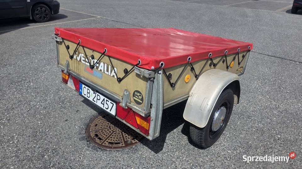 Przyczepka samochodowa Dmc 600 Westfalia Na Bydgoszcz