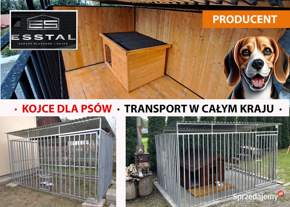 Kojec Psa KOJCE Psów Klatka na Wymiar ESSTAL Miechów