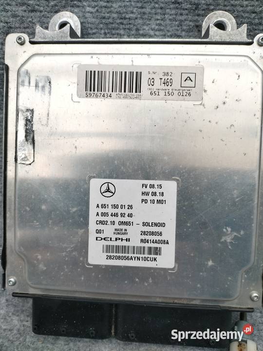 Mercedes W212 W204 CDI sterowniki silnika osobowe