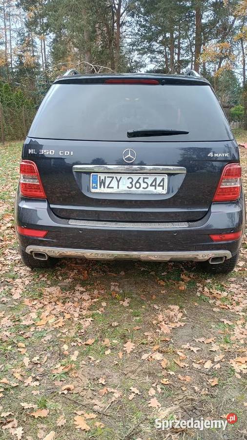 Mercedes ML 350 2 właściciel blokada skrzyni biegów