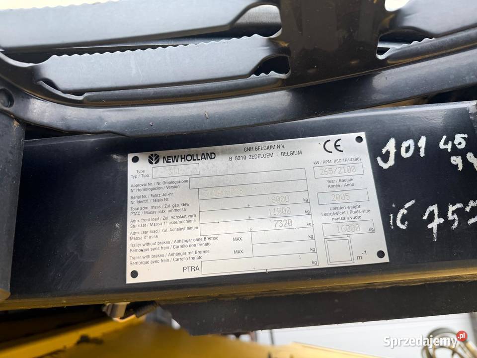 Kombajn zbożowy Holland CX 860 Nowa Ruda