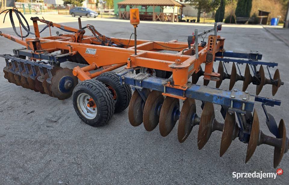 Brona talerzowa Galucho 4m ciągana import Niemcy Maków