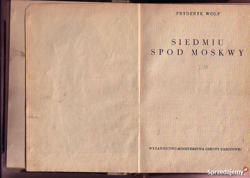 5506 SIEDMIU SPOD MOSKWY FRYDERYK WOLF Czyrna