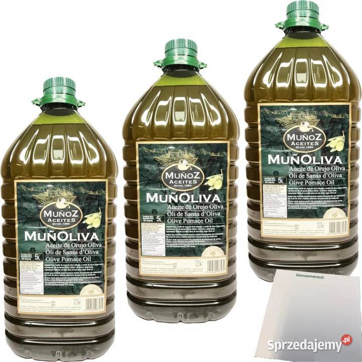 Munoz Aceite de Oliva Virgen Virgin Olive 3 X 5 Oliwa dolnośląskie Świdnica