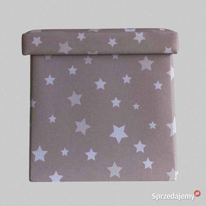 Pufa z miejscem do przechowywania 30x30 gwiazdki Chrzanów