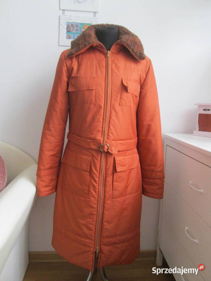 Długa Kurtka Damska Płaszcz 2W1 Odpinana M Bogatynia sprzedam