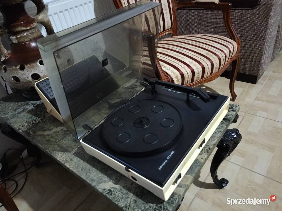 Zabytkowy Gramofon RFT Ziphona Combo 323