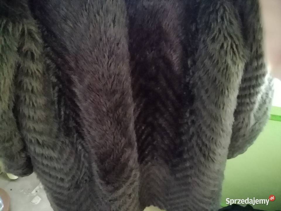 Sztuczne futerko ciemny brąz Łódź