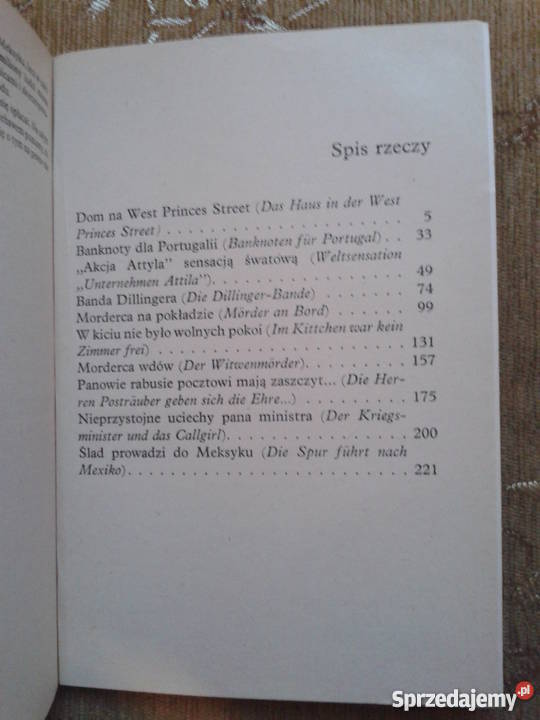 PITAWAL PRZESTĘPSTW NIEZWYKŁYCH Gunter PRODOHL thrillery, sensacyjne Kultura i Rozrywka lubelskie Parczew