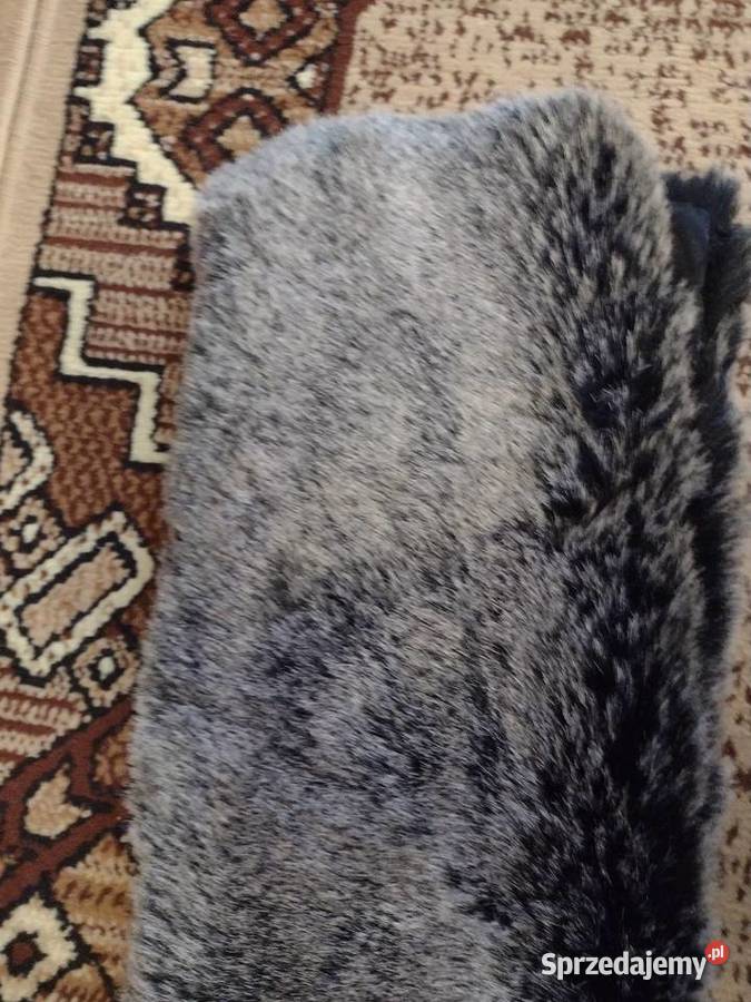 ZARAOgromna futrzana etola szal futerko z Dodatki Kraków