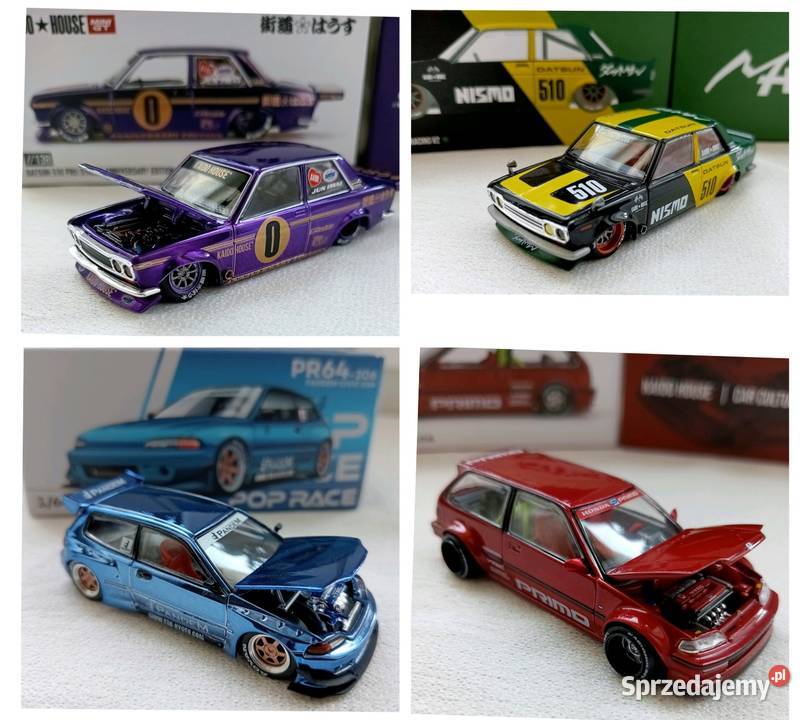 Hot Wheels Premium zestaw 4 x premium stan Samochody i pojazdy Jaworzno