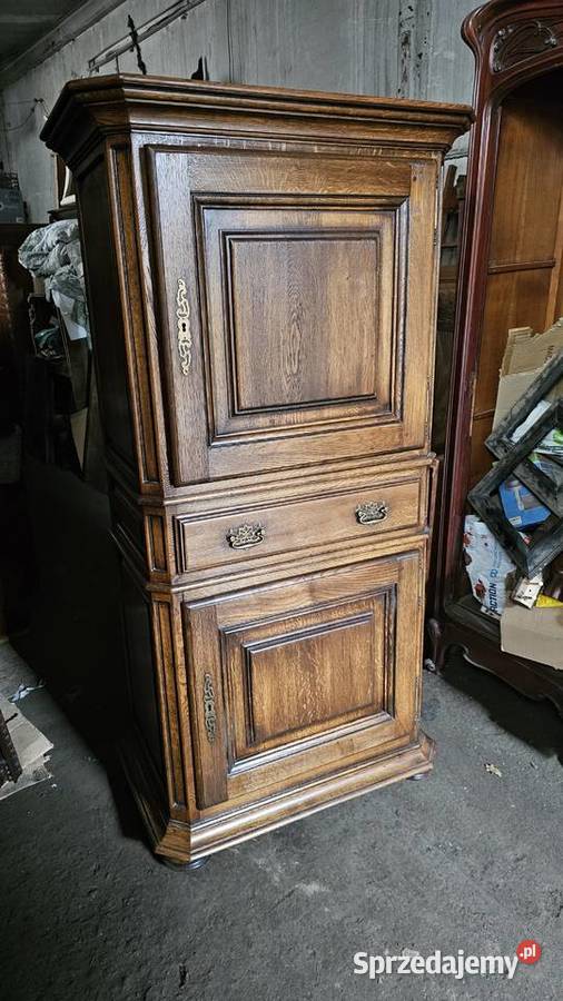 Pojedyncza szafa dębowa lity dąb 1 komplet Wałbrzych