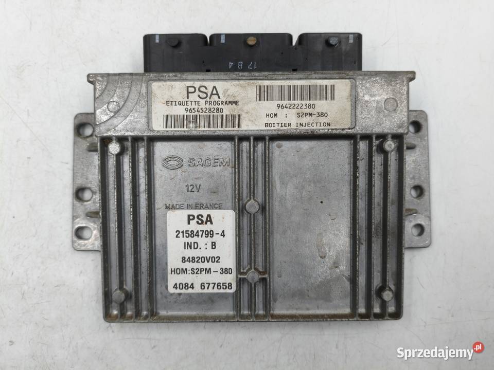 Sterownik Silnika Citroen C3 14 8v KFV osobowe Wyszków