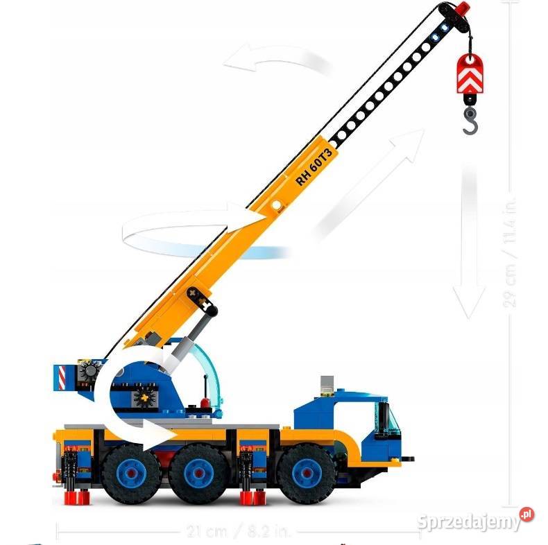 LEGO City Budowa Samochód 60324 Żuraw Auot Dźwig Klocki śląskie Katowice