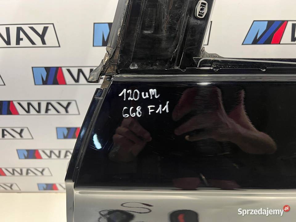BMW F11 DRZWI LEWY TYŁ TYLNE 668 SCHWARZ 2 W osobowe