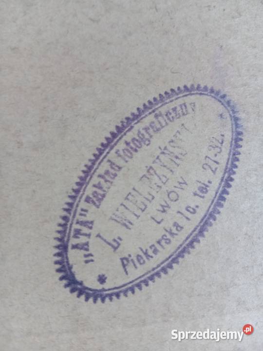 Stara fotografia Lwów przedwojnie Gdów