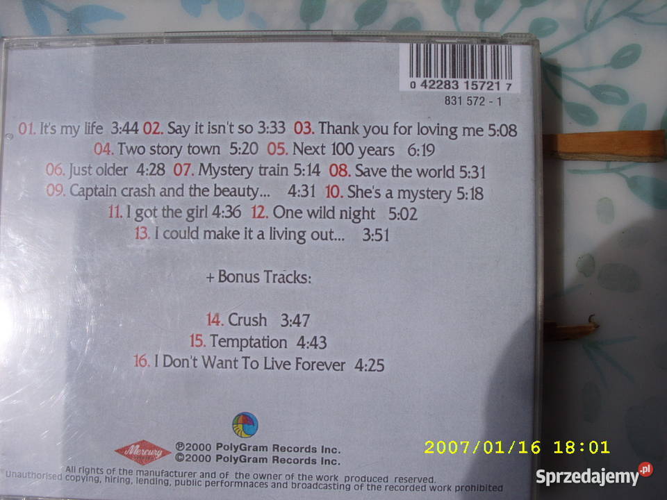 POP CD BON JOVICRUSH Wołów