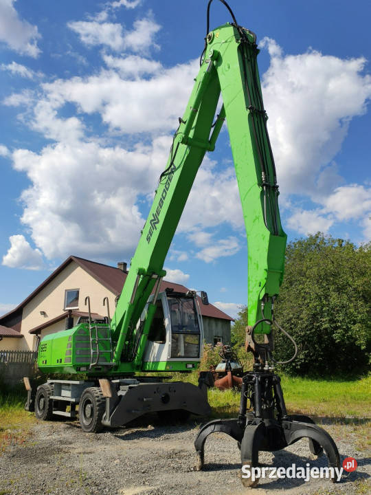 kołowa Sennebogen 825 Przeładunkowa Przemysłowa Widełki