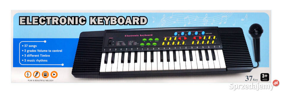 Organki pianinko keyboard z mikrofonem 37 Dla Dziecka Poznań