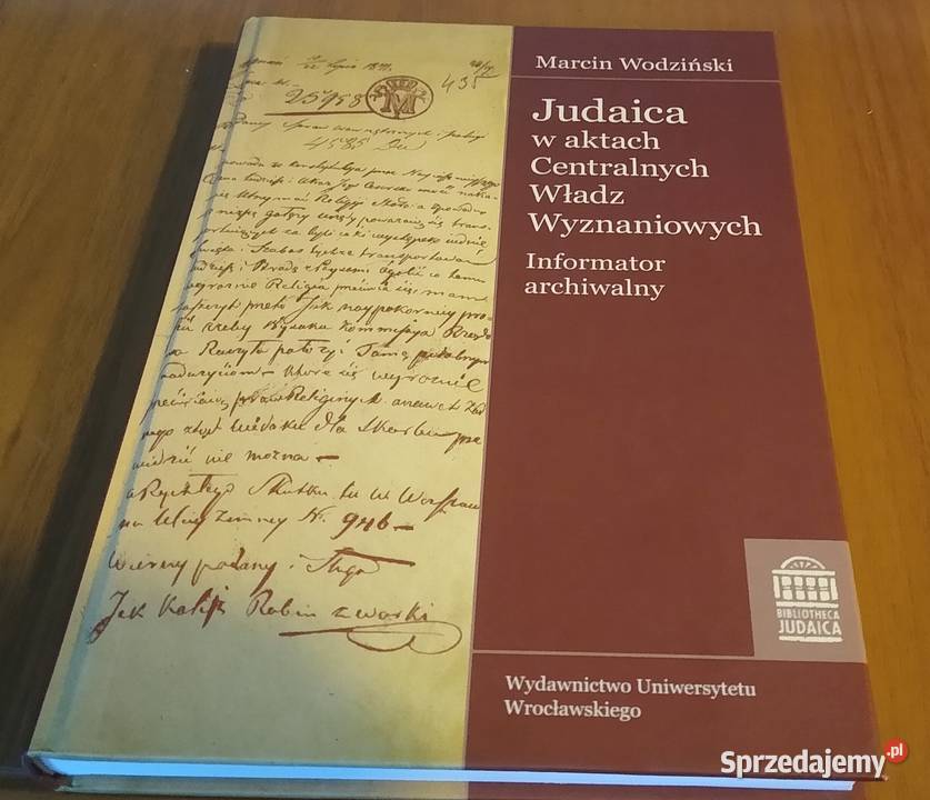 Judaica w aktach Centralnych Władz Wyznaniowych Książki naukowe i popularnonaukowe Gdańsk