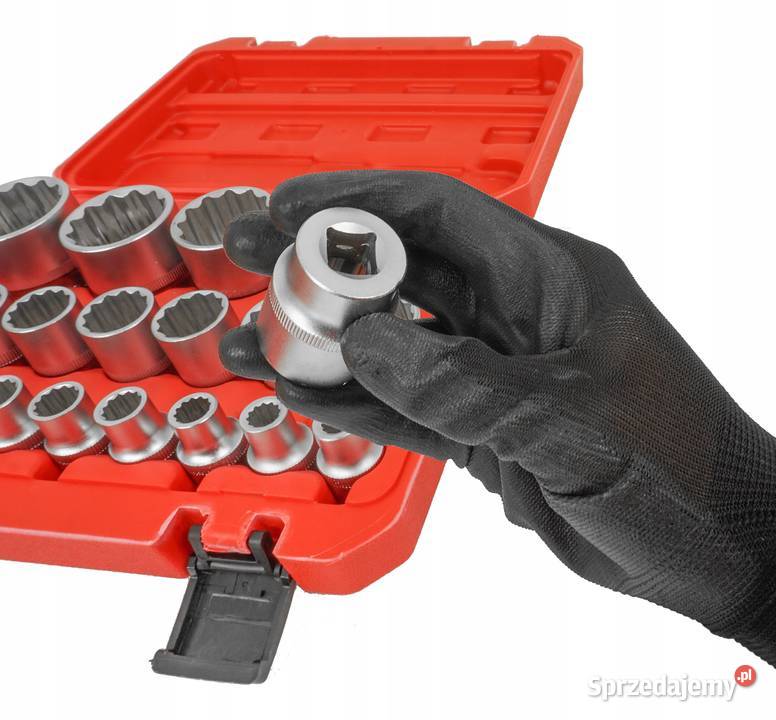 KLUCZE 12 NASADOWE NASADKI SPLINE 12 KĄTNE 836mm Ręczne świętokrzyskie