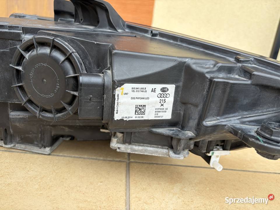 Audi A3 8V Sedan 2015 Lampa Lewa Xenon USA Przyrów