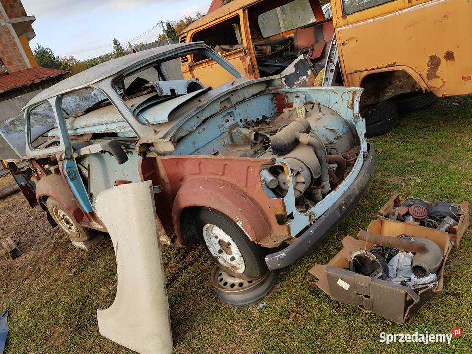 Trabant 601 masa czesci dach silnik skrzynia 100000km