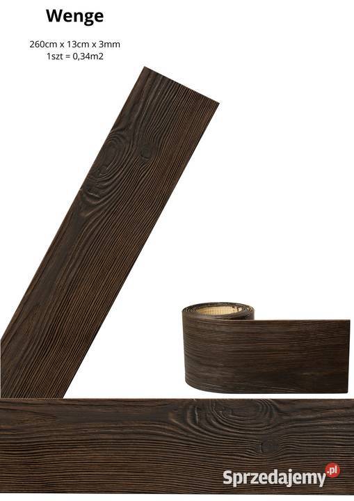 Deska 13 Rustyk WENGE FLEXI Okładziny elewacyjne Międzyrzecze