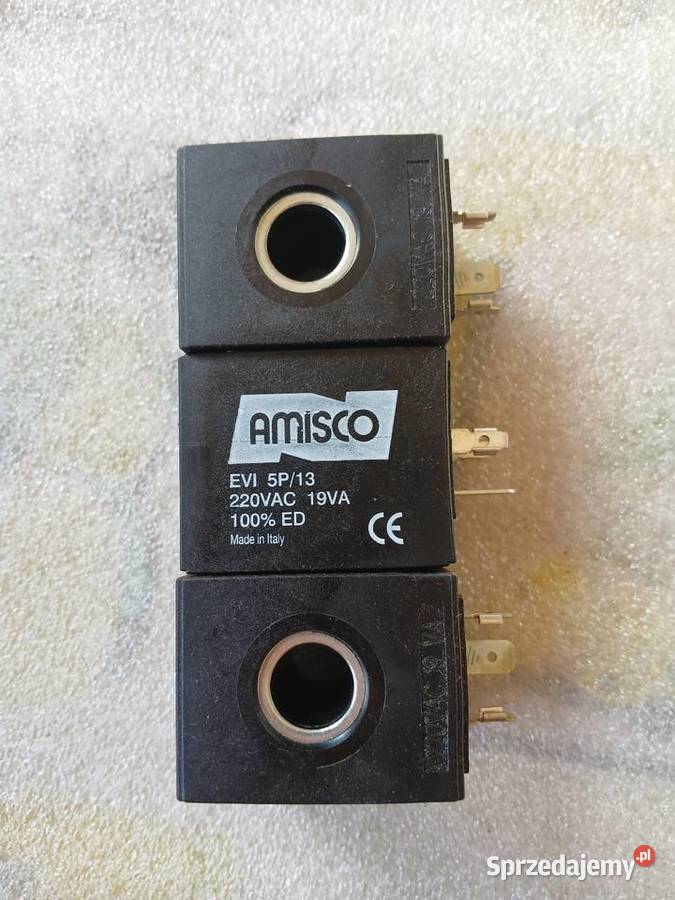 Cewka zaworu elektromagnetycznego EVI 5P13 220 Części samochodowe Łódź