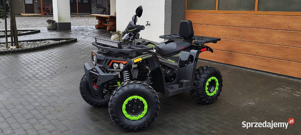 Quad Asix Ranger 200 RR mega wyposażony duży nieuszkodzony Bieliny