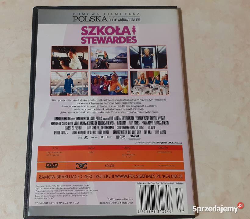 Szkoła Stewardes film DVD slim case Libiąż