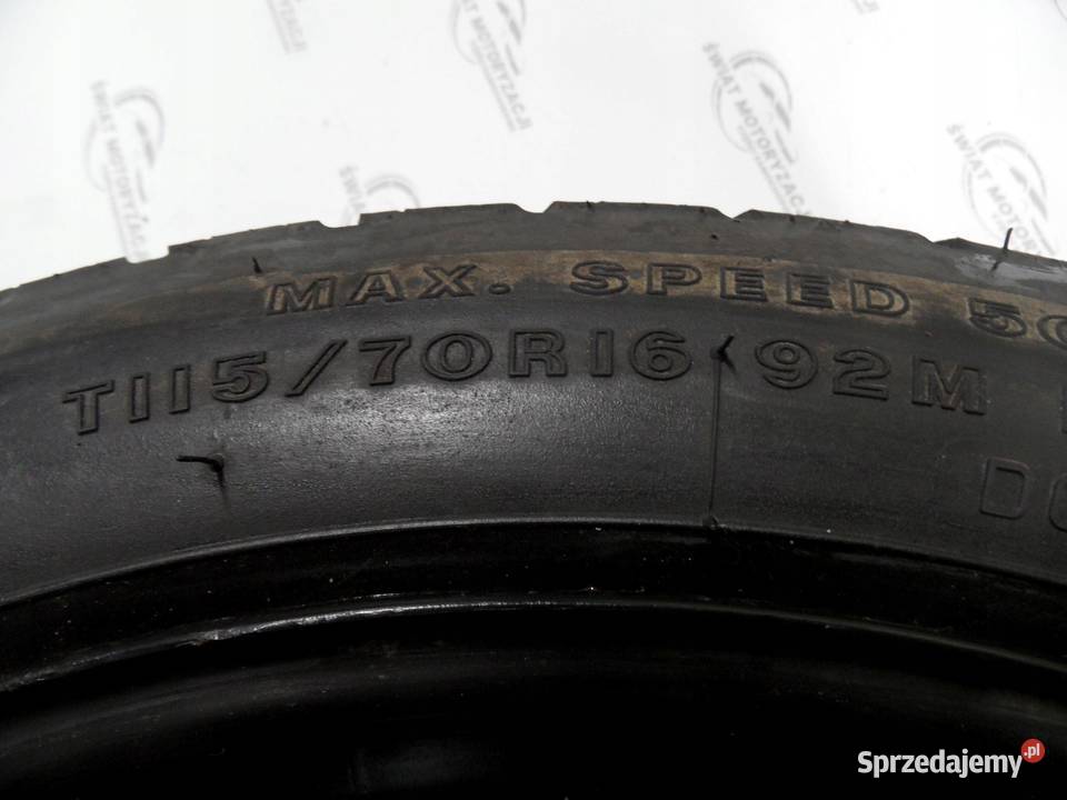 OPEL VECTRA C koło dojazdowe 1157016 92M 5x110 Motoryzacja