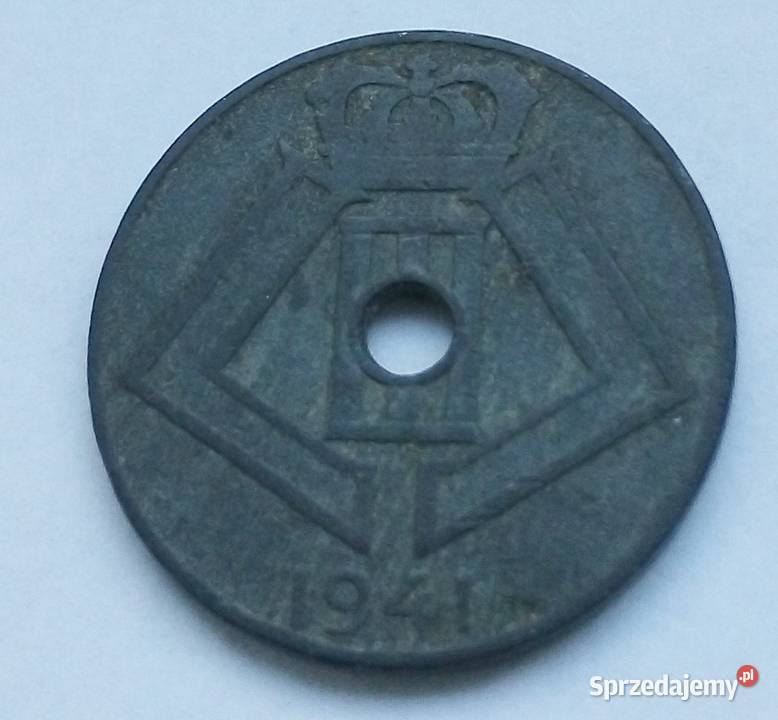 BELGIA5 CENTYMUW1941 r Z OTWOREM Legionowo