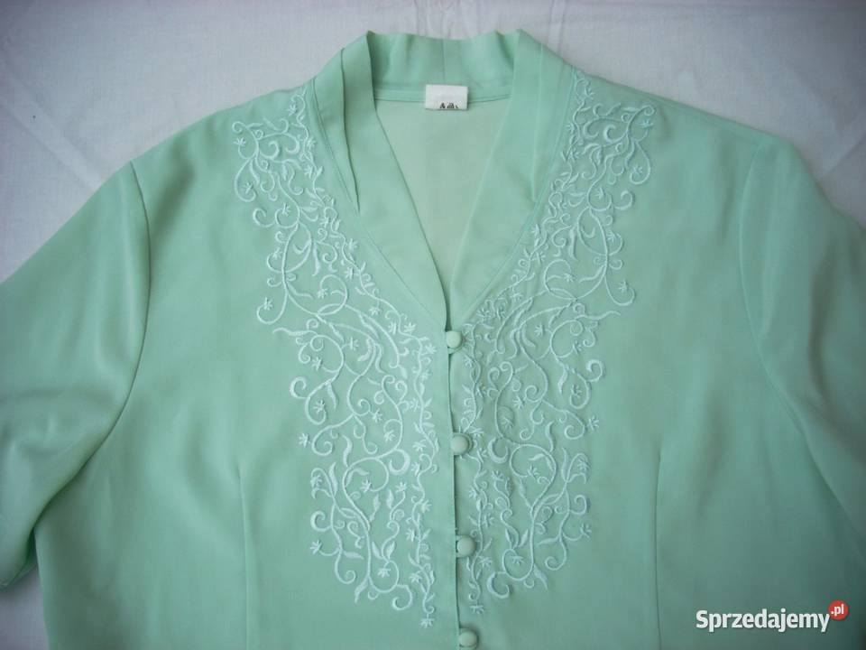 Elegancka Koszula Haft J Nowa 42 44 Rozmiar 44(XXL) małopolskie Nowy Sącz