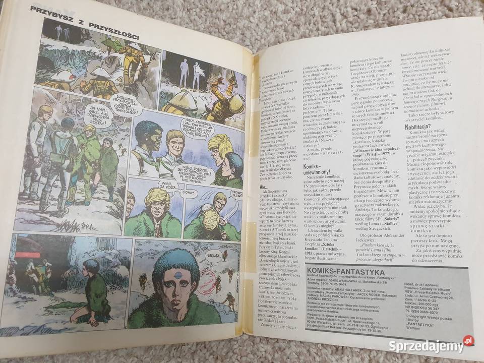 Yans 5 komiksów Komiks Fantastyka Grzegorz Gdynia
