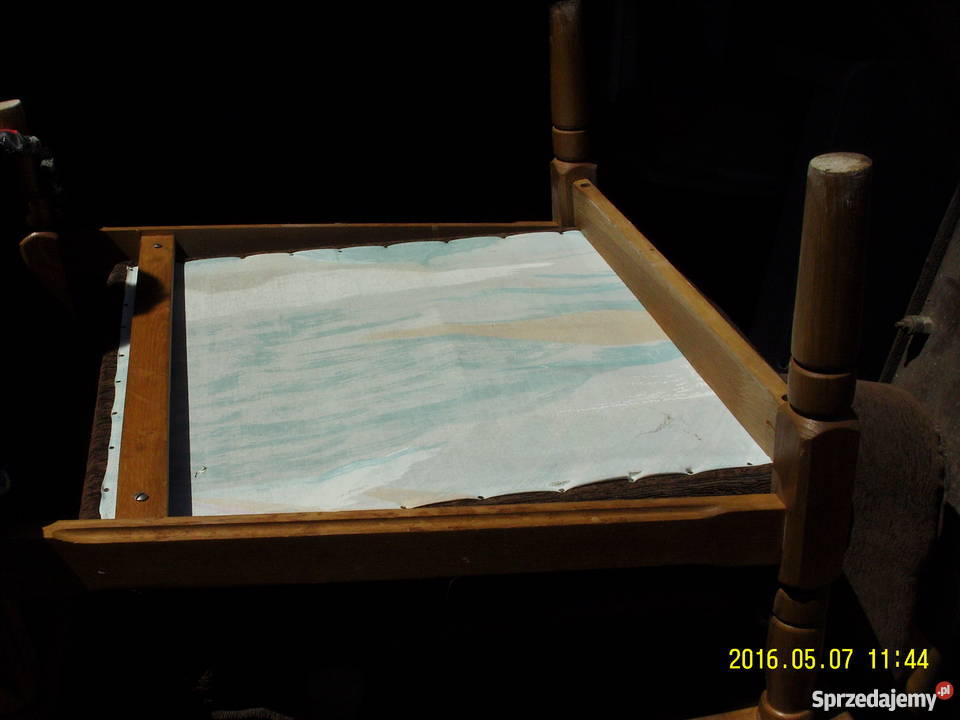 Fotele PRL lite drewno dębowe toczone nogi do Fotele i pufy Warszawa