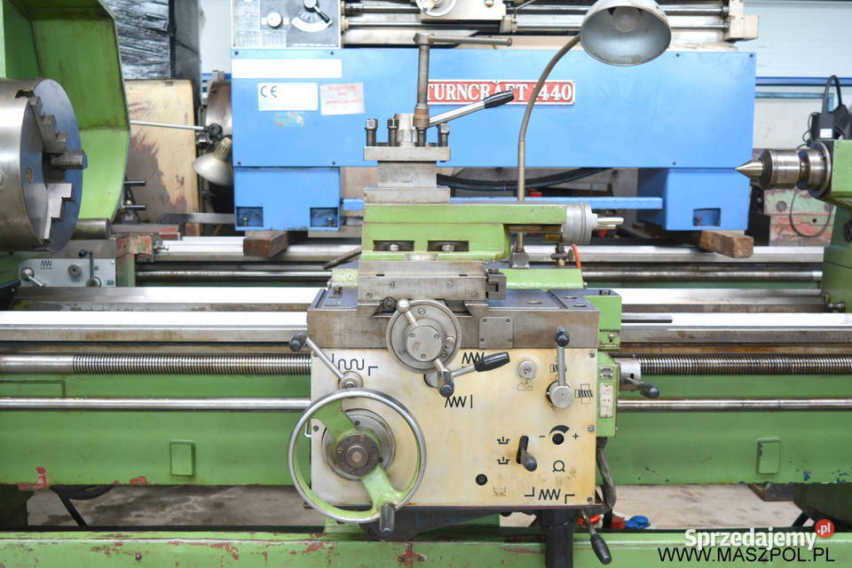 Tokarka uniwersalna TUR 63 S x 1500 fi wrzeciona Produkcja Głowno