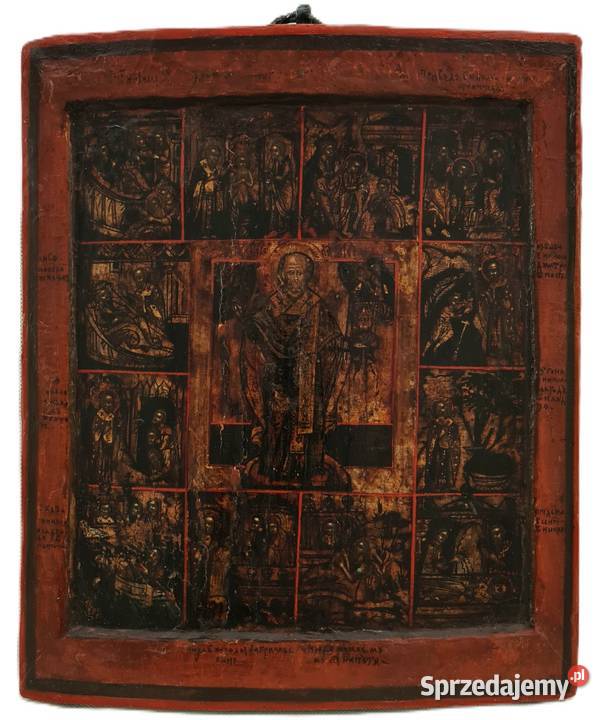 Ikona Święty Mikołaj z Miry Cudotwórca 0142 Warszawa sprzedam