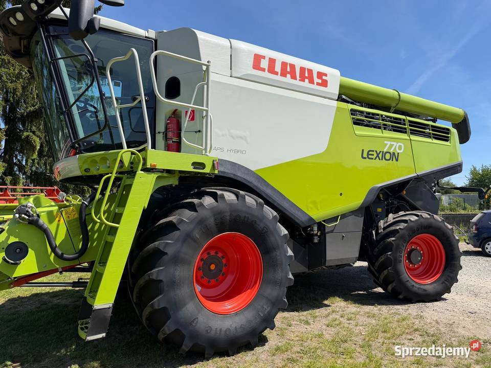Kombajn zbożowy Claas Lexion 770 heder V1050 nieuszkodzony Zbożowe Nowa Ruda sprzedam