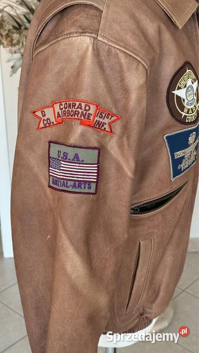 Kurtka Skórzana top gun Dąbrowa Górnicza