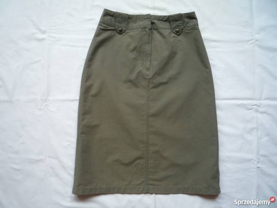Camamieu 34XS 36S Spódniczka zielona khaki